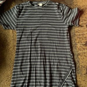 Striped T-shirt dress